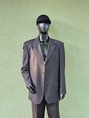 Vittorio St. Angelo (Taiwan) Men's Pure Wool (3) Button Luxe Blazer